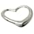 Tiffany & Co Open Heart Silvery Silver  ref.1368376