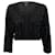 Autre Marque Cardigan aperto St. John nero luccicante Viscosa  ref.1369029