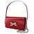 Baguette Shoulder Bag - SELF PORTRAIT - Leather - Burgundy Red Dark red Pony-style calfskin  ref.1369056
