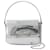 Micro Bag - SELF PORTRAIT - Leather - Silver Silvery Metallic Pony-style calfskin  ref.1369078