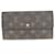 Louis Vuitton Porte Monnaie Credit Brown Cloth  ref.1369321
