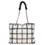 Chanel – Weiße Einkaufstasche aus Gitter-Lammfell Pelz  ref.1369478