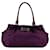 Salvatore Ferragamo Ferragamo Purple Vara Bow Nylon Handbag Patent leather Cloth  ref.1369537