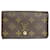 Louis Vuitton Porte-monnaie Marrone Tela  ref.1369713