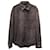 Balenciaga Washed Denim Logo-Print Shirt in Black Cotton  ref.1369749