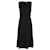 Victoria Beckham Sleeveless Midi Dress in Black Viscose Cellulose fibre  ref.1369754