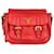 Bolsa mensageiro Prada em couro vermelho  ref.1369759