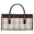 Burberry House Check Canvas & Leather Handbag Canvas Handbag in Good condition Cloth  ref.1369783