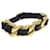 CHANEL Bracelet Metal Leather Gold Black CC Auth bs13971 Golden  ref.1369975