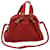 Chloé Chloe Paraty Hand Bag Leather 2way Red Auth 72667  ref.1369981
