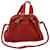 Chloé Chloe Paraty Sac À Main Cuir 2way Rouge Auth 72667  ref.1369981