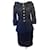 Chanel 13P Runway Black Mesh Tweed Jacket and Skirt Suit FR 40 Silk Synthetic  ref.1370084