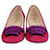 Prada Ballerines fuchsia/violet Suede  ref.1370338