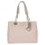 Christian Dior Borsa shopper Lady Dior media morbida Cannage rosa pallido Pelle  ref.1370381