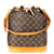 Monograma de lona Louis Vuitton Sac Noe Grande Castaño Cuero  ref.1370900