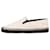 Bottega Veneta Off-White Intrecciato Leather Espadrille Flats Size 39 Beige  ref.1370938