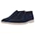 LORO PIANA  Ankle boots T.EU 38.5 Suede Blue  ref.1371084