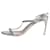 Miu Miu Silver glittery sandal heels - size EU 40 Silvery Leather  ref.1371126