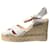 Castaner White sparkly espadrille wedge sandal heels - size EU 41  ref.1371128