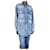 Isabel Marant Etoile Camisa jeans azul com botões - tamanho UK 6 Algodão  ref.1371146