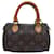 Louis Vuitton Mini speedy Brown Cloth  ref.1371230