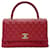 Chanel Coco Handle Red Leather  ref.1371349