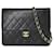 Chanel Matelassé Nero Pelle  ref.1371600