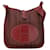 Evelyne Hermès Red Toile Evelyn GM Dark red Cloth Cloth  ref.1371904