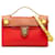 Dior Mini cuero rojo Diorever Roja Becerro  ref.1371905