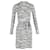 Diane Von Furstenberg Vestido cruzado New Jeanne de seda con estampado animal Impresión de pitón  ref.1371987