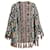 Etro Jacquard Fringed Cardigan in Multicolor Wool Python print  ref.1371990