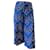Diane Von Furstenberg Stanton White Blue Silk Wool  ref.1372030