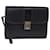 Autre Marque Burberrys Clutch Bag Leather Black Auth bs13915  ref.1372065