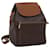 Céline CELINE Macadam Canvas Backpack PVC Brown Auth 73241  ref.1372075