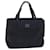 BURBERRY Nova Check Hand Bag Nylon Black Auth 73147  ref.1372091