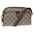 GUCCI GG Supreme Web Sherry Line Shoulder Bag PVC Beige 156 02 089 Auth yk12027  ref.1372145