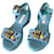 Dolce & Gabbana Kids Sandals Blue Leather  ref.1372178
