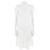 Valentino Garavani Valentino Elegantes Elfenbein-Creme Baumwoll-Organza-Kleid Weiß Baumwolle  ref.1372189