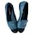 CHANEL Ballerinas T.EU 38 Leder Blau  ref.1372207