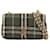 Burberry Lola Bouclè Mini Fabric 2-Ways Flap Bag Olive Green Cloth  ref.1372213