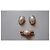 Autre Marque Set Vogue Spilla e Orecchini Placcati Oro con Cristalli e Perle di Mabe D'oro - vista 2