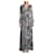 Diane Von Furstenberg Vestido longo de seda DvF Celia Multicor  ref.1372227