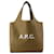 Apc Borsa tote Ninon - A.P.C. - Pelle sintetica - Cachi Verde Sintetico Finta pelle  ref.1372264