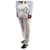 Burberry Pantalons homme Soie Coton Polyester Blanc Multicolore  ref.1372325