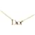 Dior Gold Logo Pendant Necklace Golden Metal Gold-plated  ref.1372339