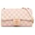 Chanel Aba pequena de couro de bezerro rosa com costura tripla Bezerro-como bezerro  ref.1372344