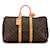 Louis Vuitton Brown Monogram Keepall 45 Leather Cloth  ref.1372364