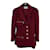 Chanel suit Dark red Tweed  ref.1372427