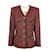 Chanel Veste en tweed CC Jewel Buttons Lesage Rouge  ref.1372432