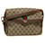 GUCCI GG Supreme Web Sherry Line Sac à bandoulière PVC Beige 904 02 084 Auth 73034  ref.1372508